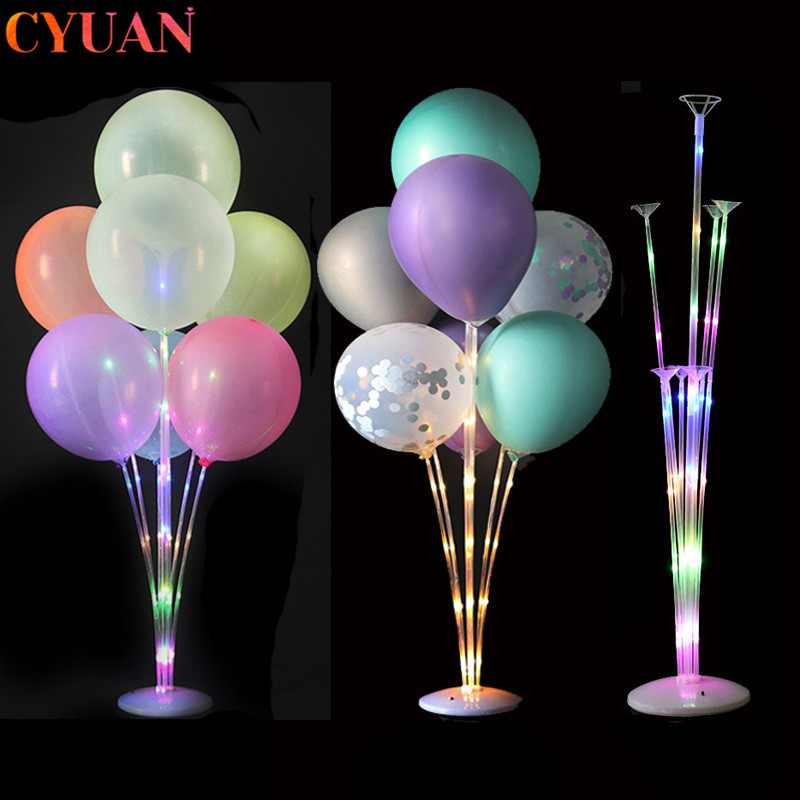 Lighting Bolt Decor - 1/2set Led Light Air Balls Stand