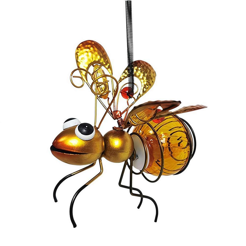 Lighting Bug Decor - Solar Powered Hanging Bug Light Metal