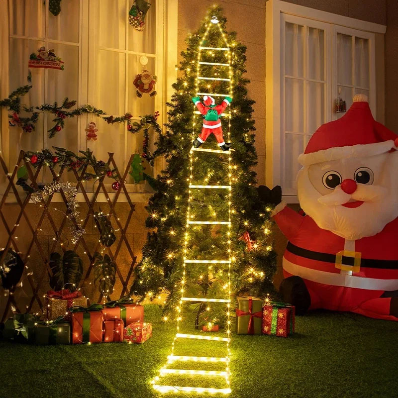 Garden Lighting Decor - LED Christmas Lights Christmas Decorative Ladder