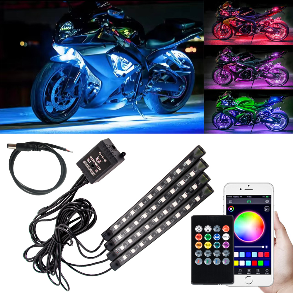 Lighting Bolt Decor - LED Motorcycle Car Atmosphere Foot Light