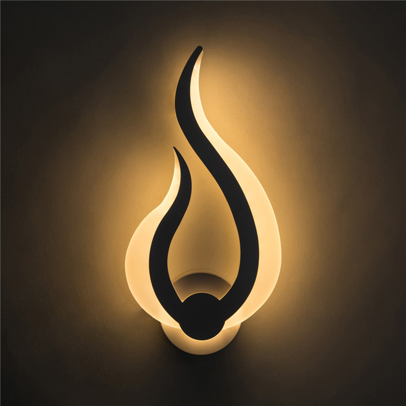Foyer Lighting Wall Decor - Indoor Home Decoration Acrylic LED Wall