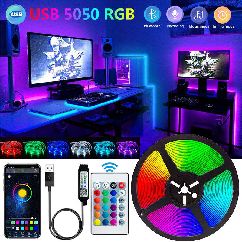 Lighting Bolt Decor - Bluetooth LED Lights Strip 5050 Smart