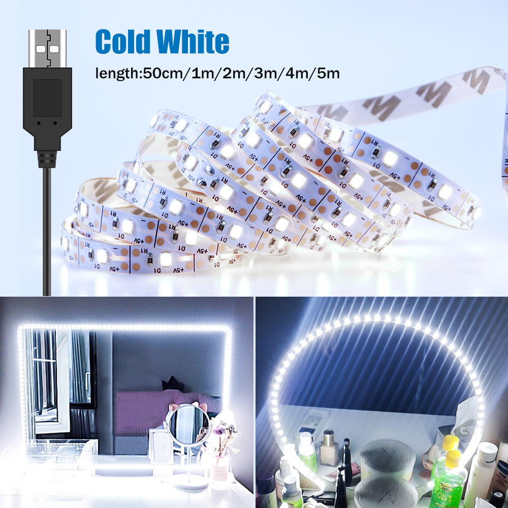 Lighting Bolt Decor - DC5V LED Makeup Mirror Light Strip
