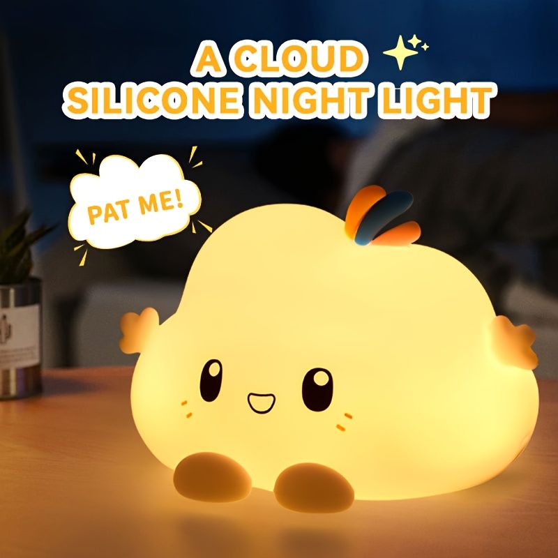 Lighting Decor For Home - Cloud Night Light,Touch-Control Dimming, Charging &