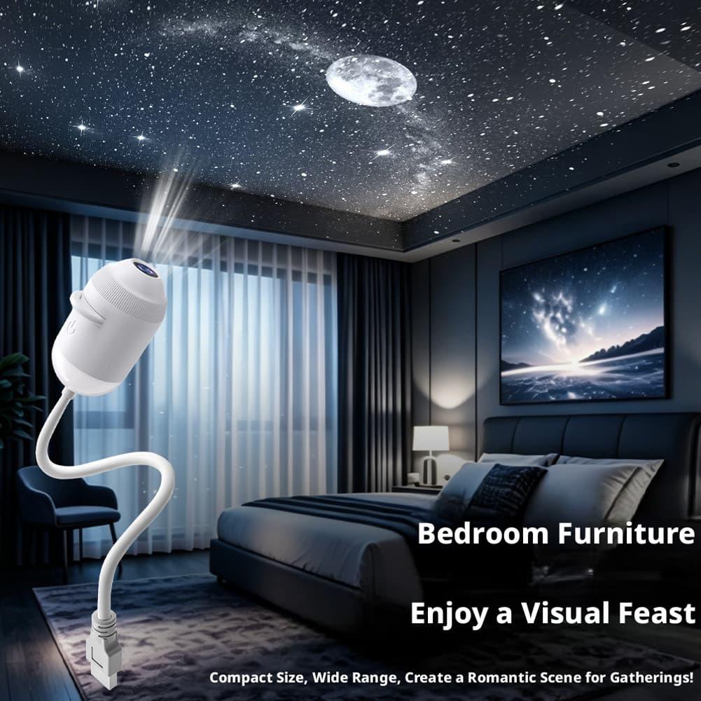 2-in-1 Galaxy Star Projector L - Star Projector Night recension och pris