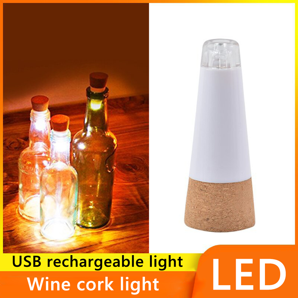 1/4pcs USB Wine Bottle Stopper - Decor Lighting Cork recension och pris