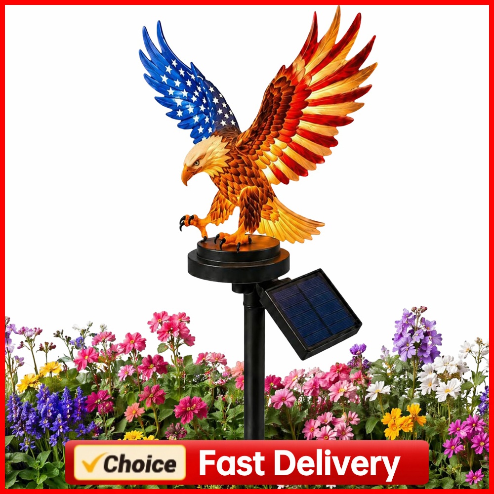 Solar Powered Eagle Stake Ligh - Yard Lighting Decor recension och pris