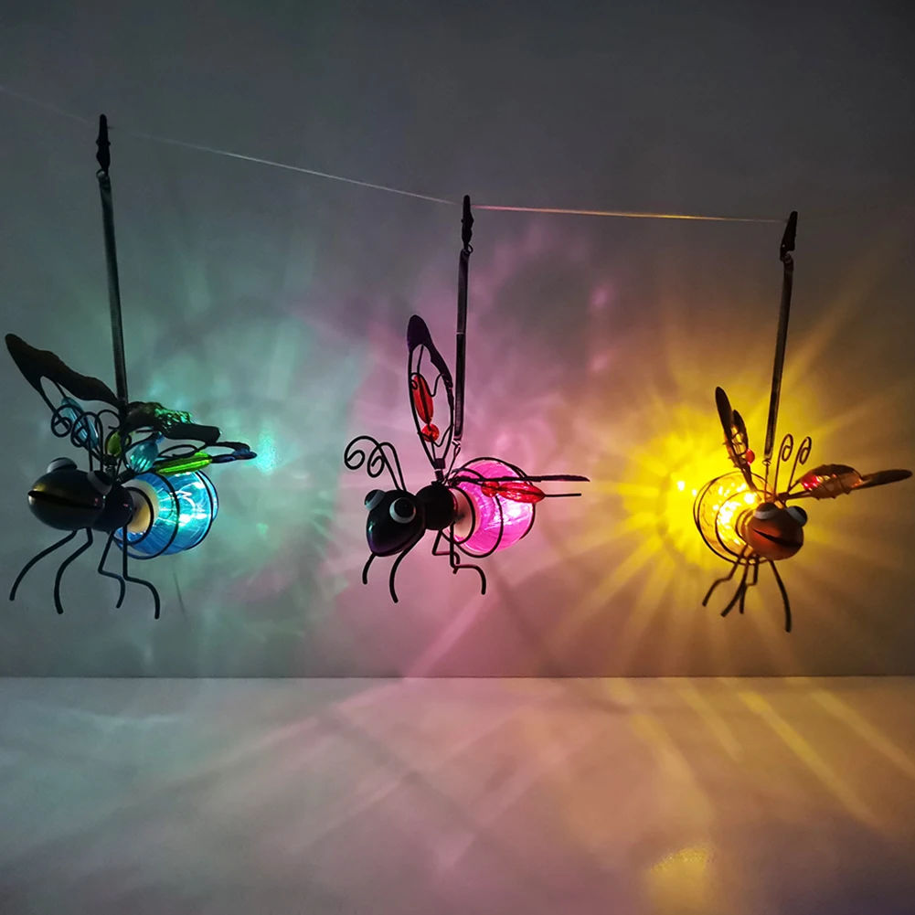 Solar Powered Hanging Bug Ligh - Lighting Bug Decor recension och pris
