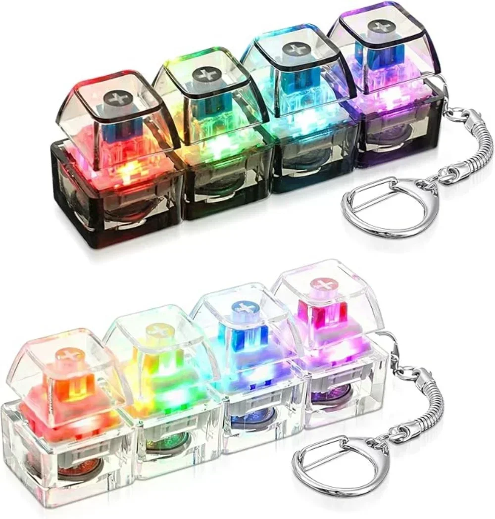 LED Light-Up Keychain Keyboard - Office Lighting Decor recension och pris