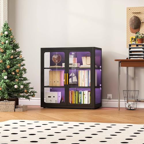 Display Cabinet with Glass Doo - Lighting & Home Decor Studio recension och pris
