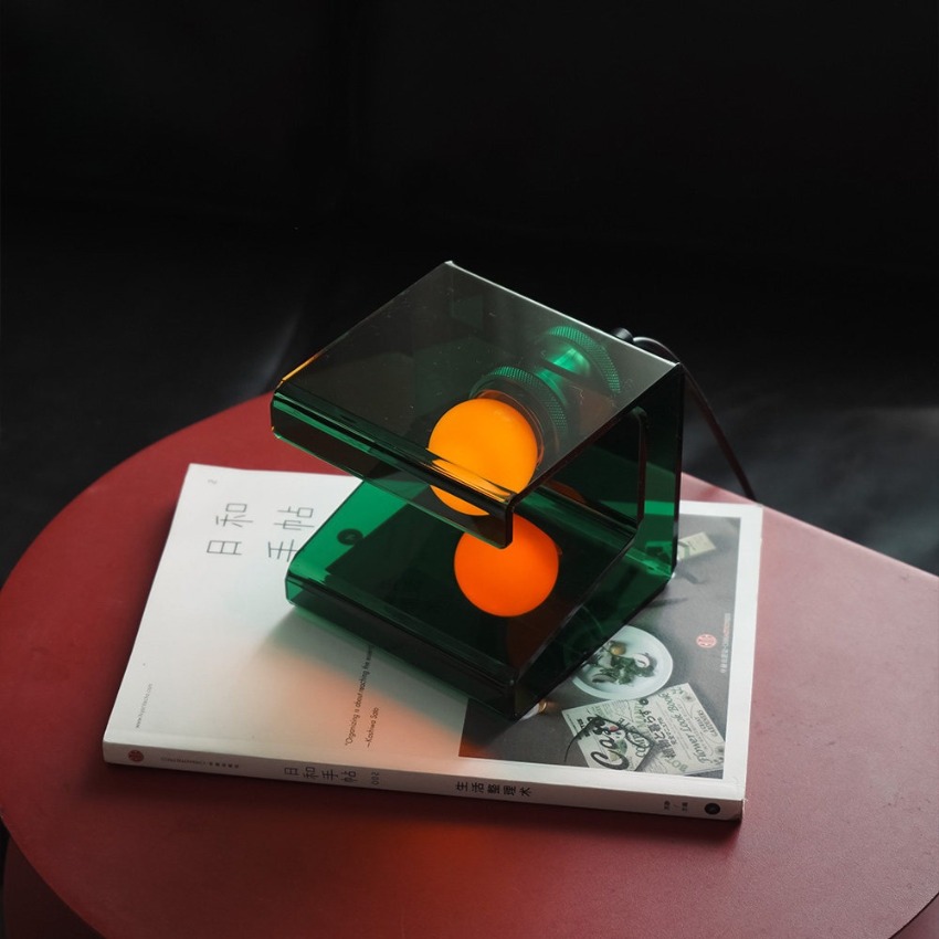 Modern Acrylic Cube Table Lamp - Ambient Lighting Decor For Room recension och pris