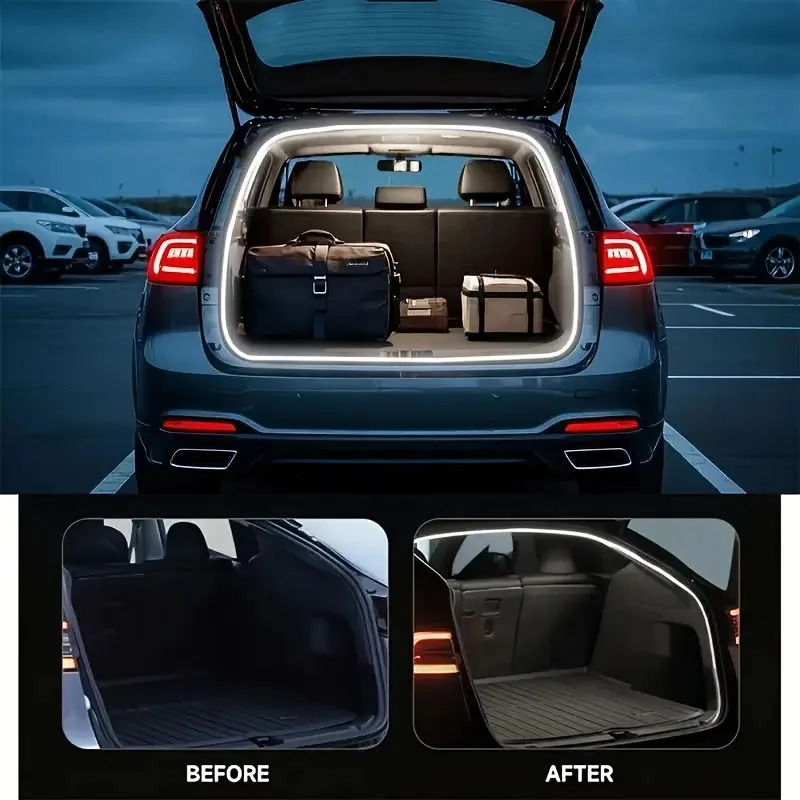 LED Car Trunk Light Strip Auto - Lighting Bolt Decor recension och pris