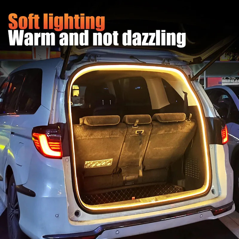 LED Car Trunk Light Strip Auto - Lighting Bolt Decor recension och pris