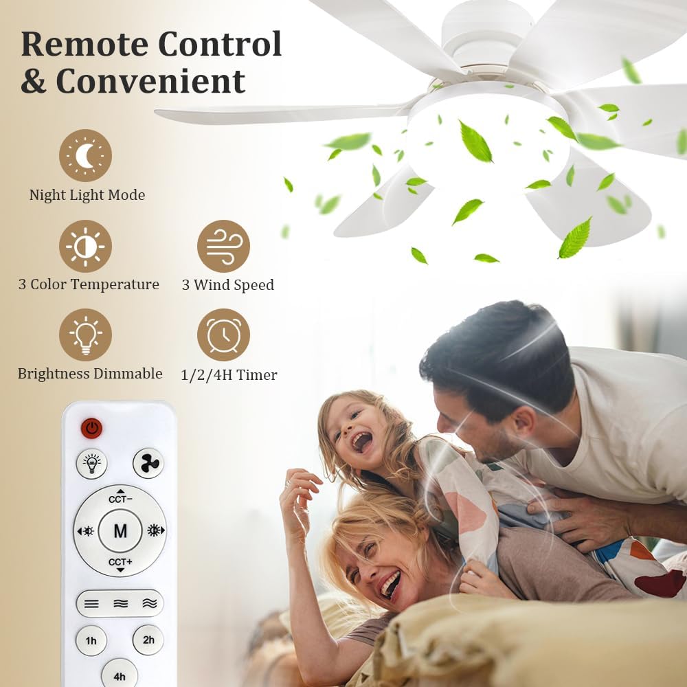 Socket Fan Light with Remote,  - Led Lighting Decor recension och pris