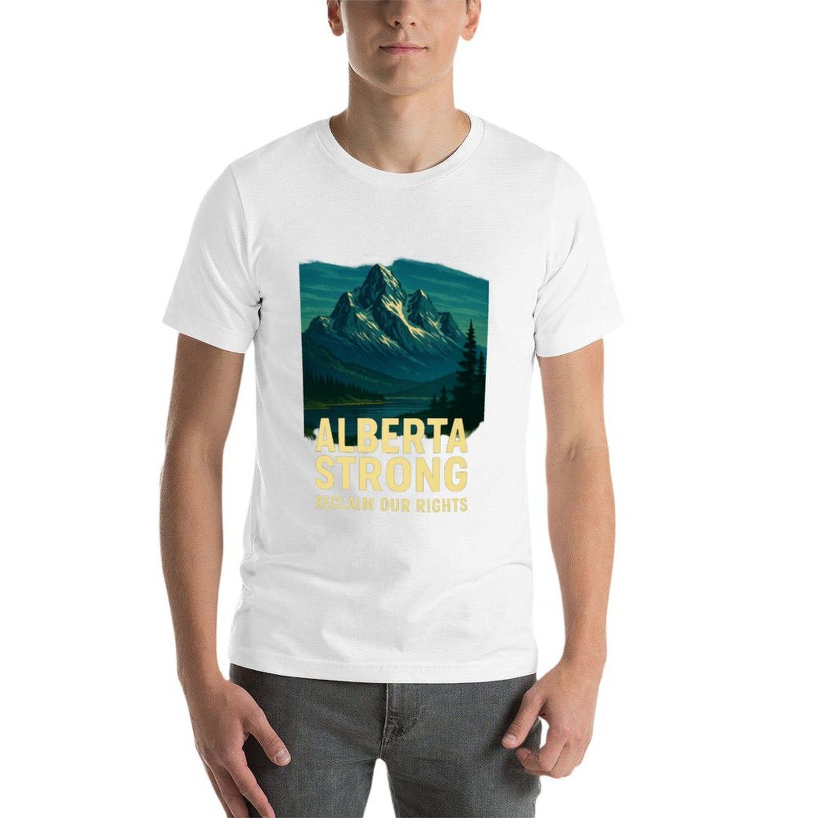 Alberta Strong T-Shirt Casual  - Alberta Lighting & Decor Reviews recension och pris
