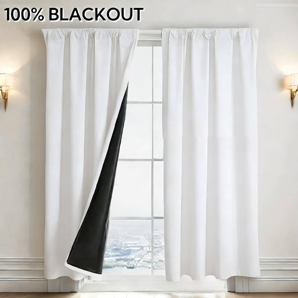 1pc 100% Blackout Curtain with - Office Lighting Decor recension och pris
