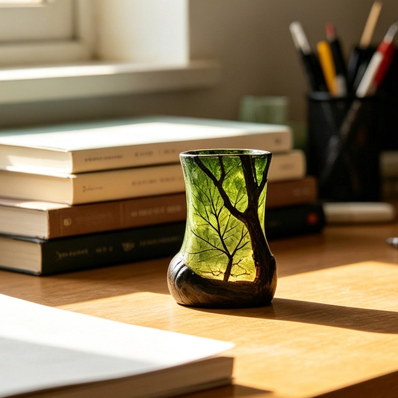 Bedside Table Lamp Forest Nigh - Office Lighting Decor recension och pris