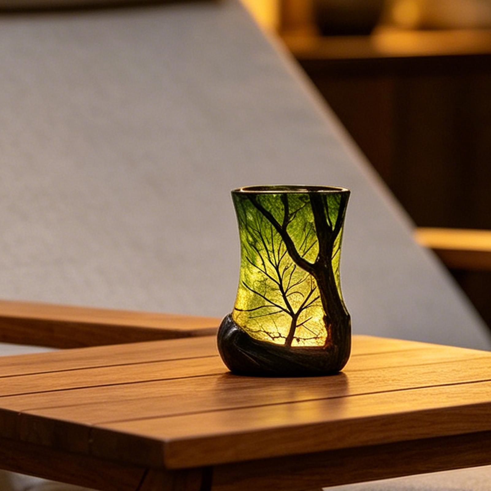 Bedside Table Lamp Forest Nigh - Office Lighting Decor recension och pris