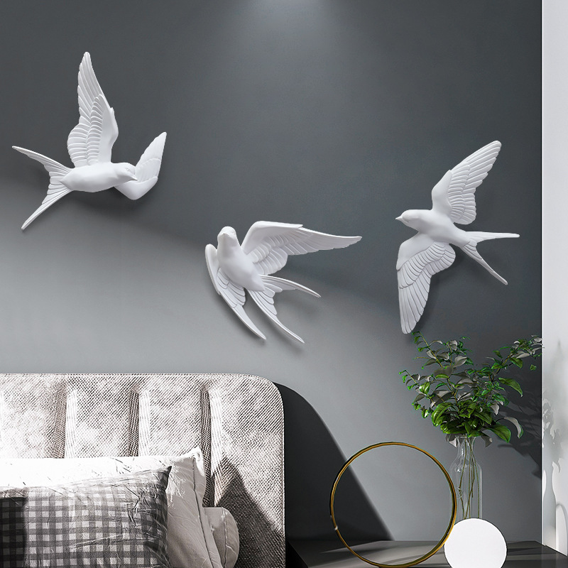 3D Bird Creative Hanging Decor - Foyer Lighting Wall Decor recension och pris