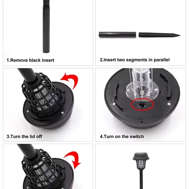 Solar Powered Outdoor Mosquito - Lighting Bug Decor recension och pris