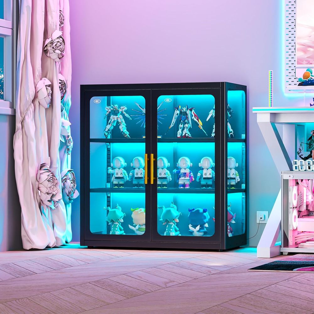34 Tall Glass Door Display Cab - Lighting & Home Decor Studio recension och pris
