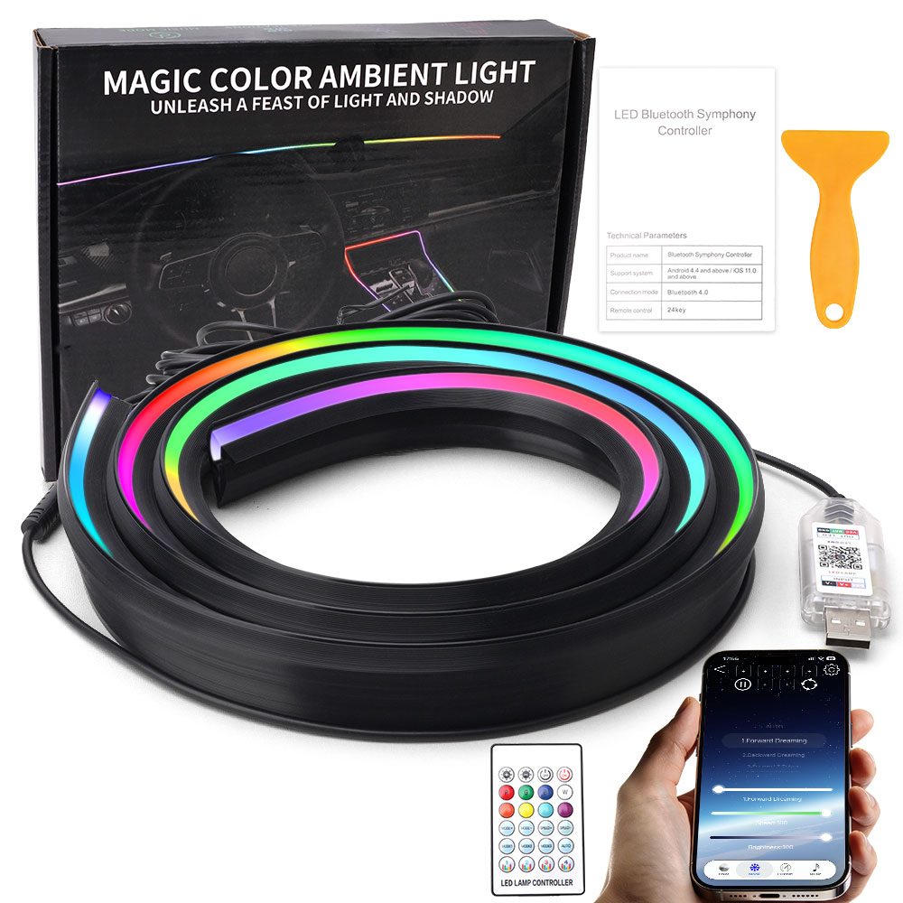 140/150CM Car Interior Symphon - Lighting Bolt Decor recension och pris