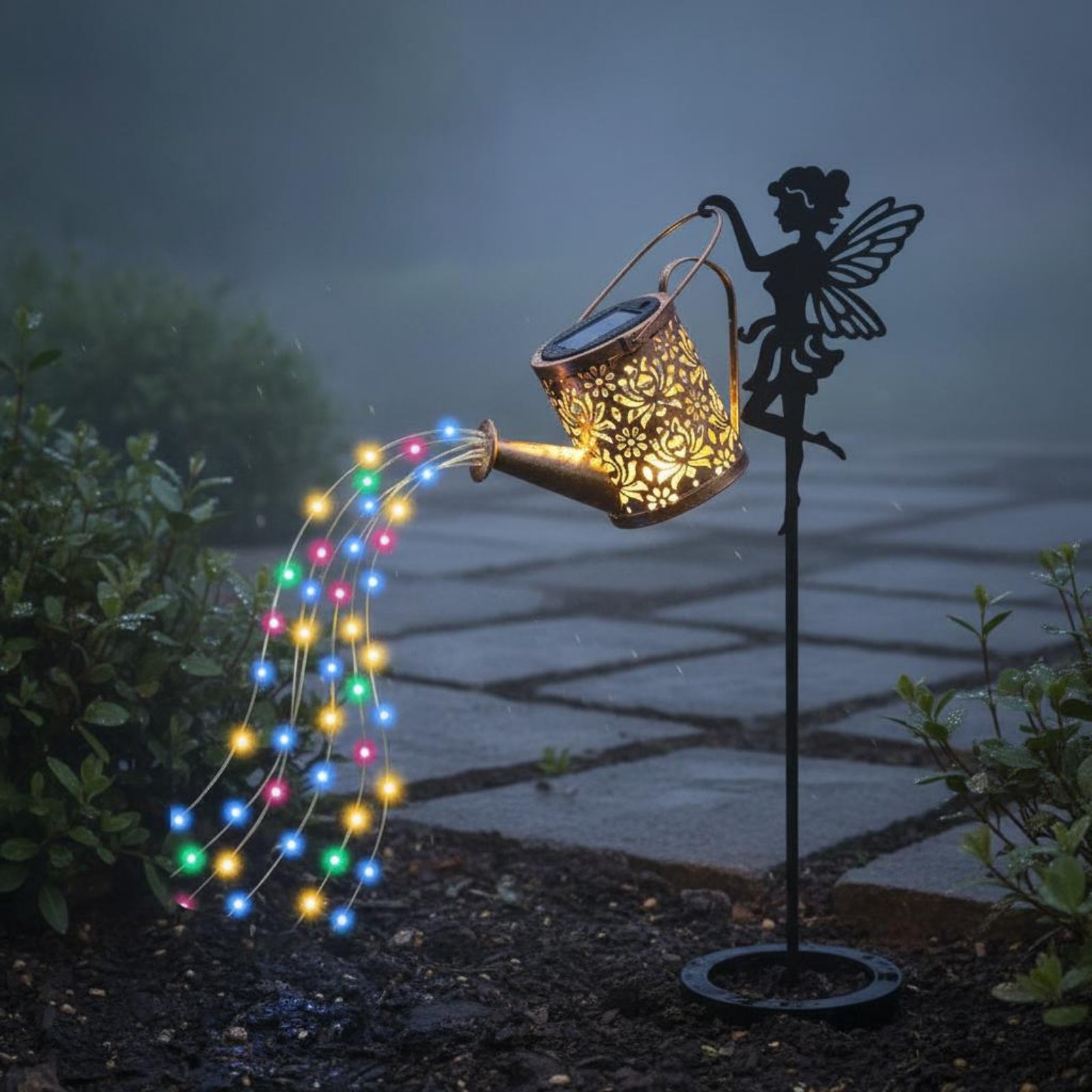 Solar Fairy Watering Can Light - Yard Lighting Decor recension och pris