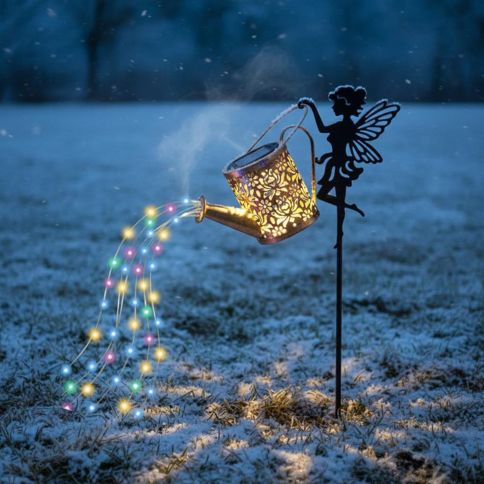 Solar Fairy Watering Can Light - Yard Lighting Decor recension och pris
