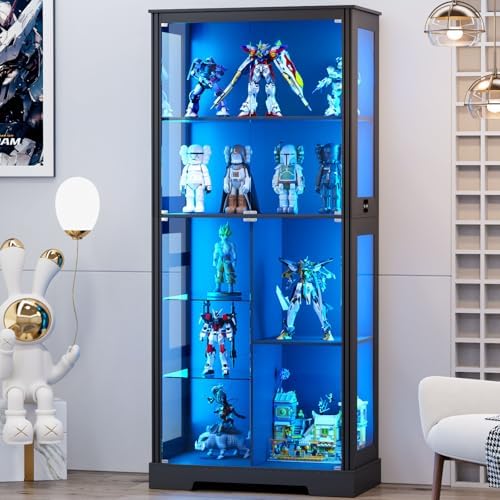 71'' Display Cabinet with 5-Ti - Lighting & Home Decor Studio recension och pris