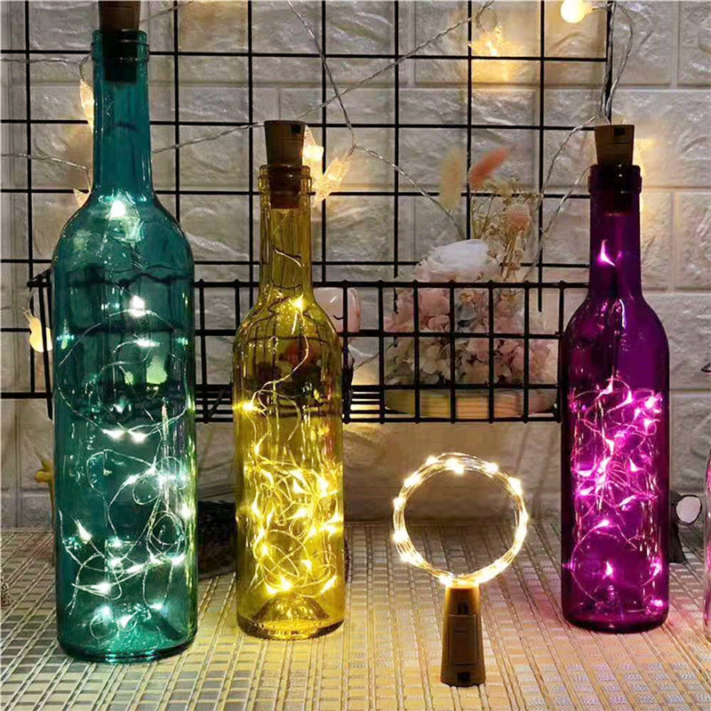 6pcs 20led Wine Bottle with Co - Decor Lighting Cork recension och pris