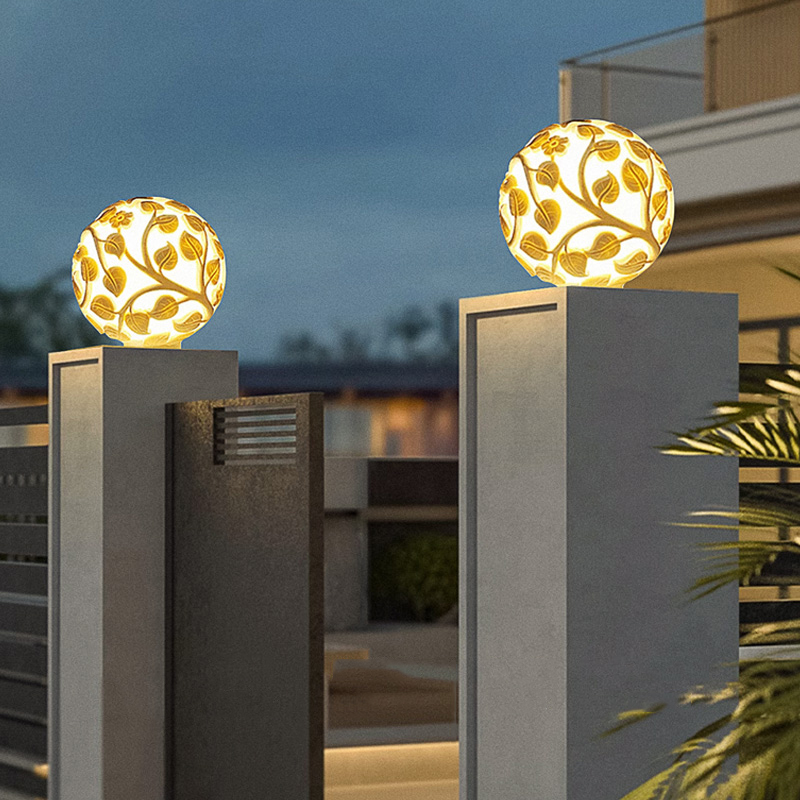 Outdoor column lights solar LE - Garden Lighting Decor recension och pris