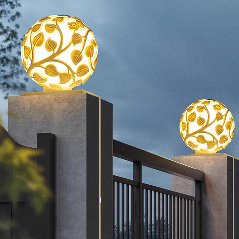 Outdoor column lights solar LE - Garden Lighting Decor recension och pris