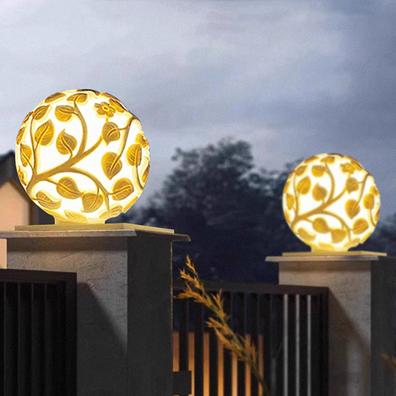 Outdoor column lights solar LE - Garden Lighting Decor recension och pris