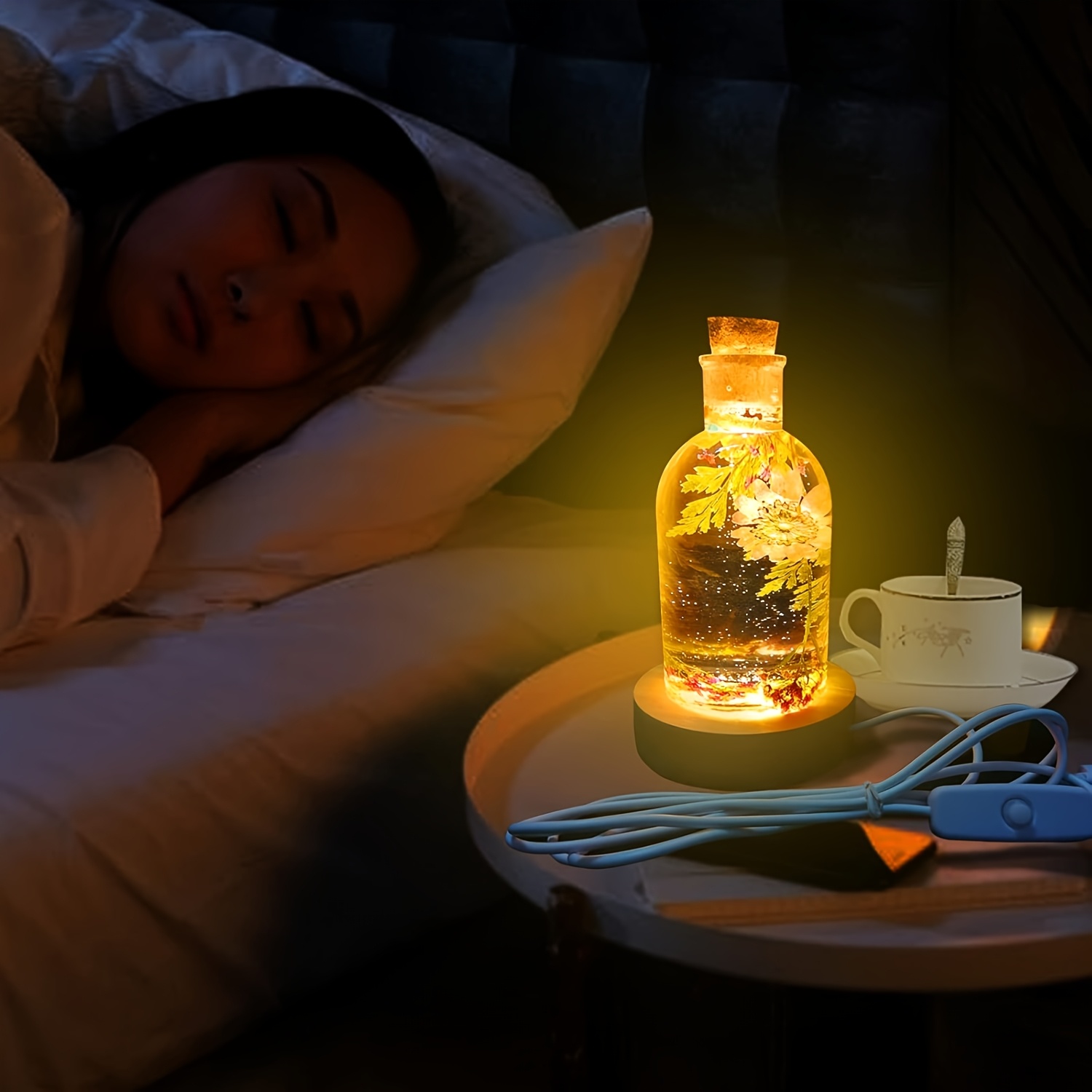 Drift Bottle Light Resin Mold  - Decor Lighting Cork recension och pris