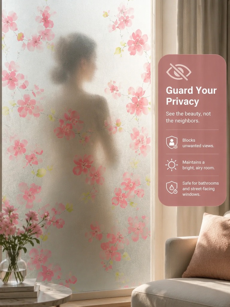 Frosted Privacy Window Film Tr - Office Lighting Decor recension och pris
