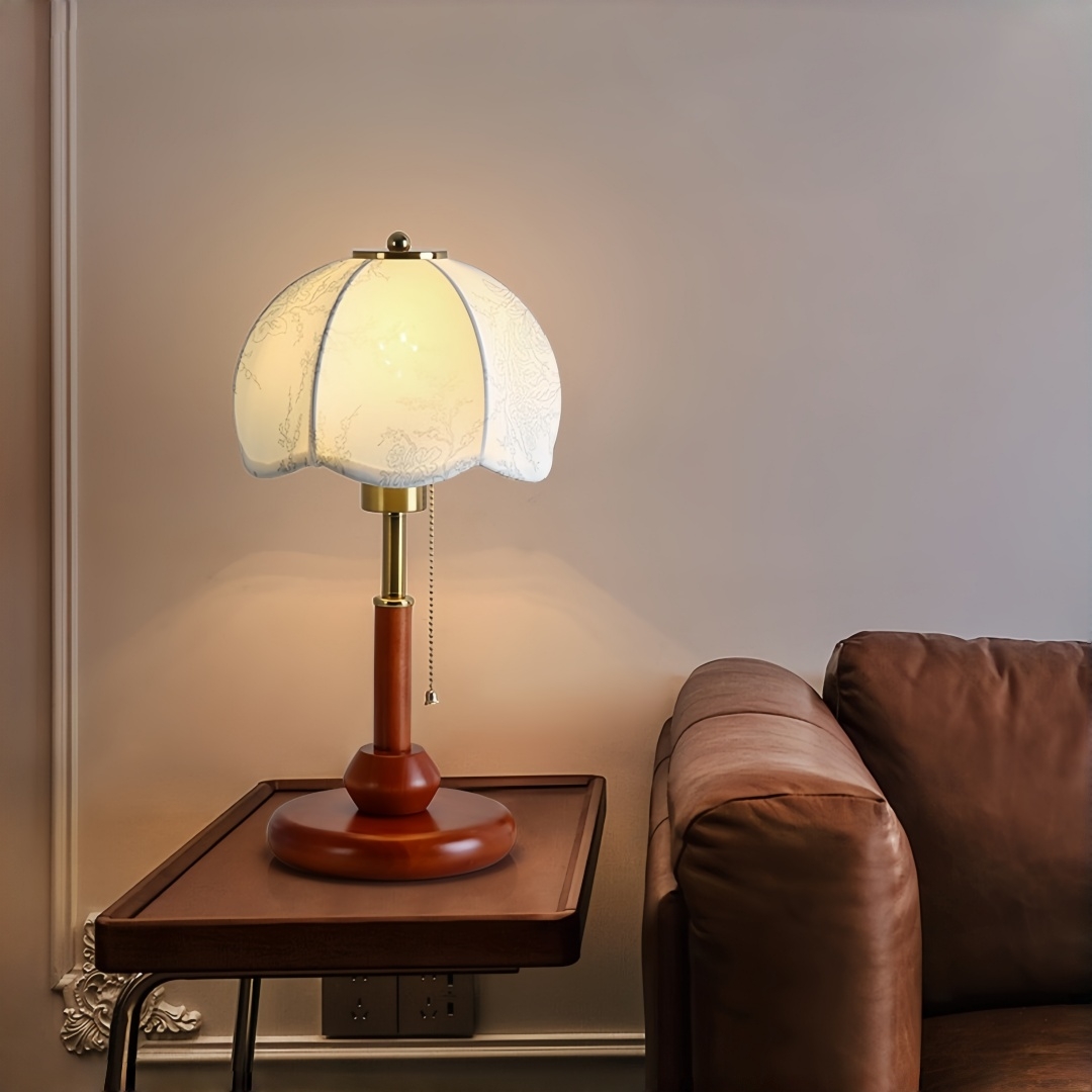 Vintage Scalloped Dome Table L - Led Lighting Decor recension och pris