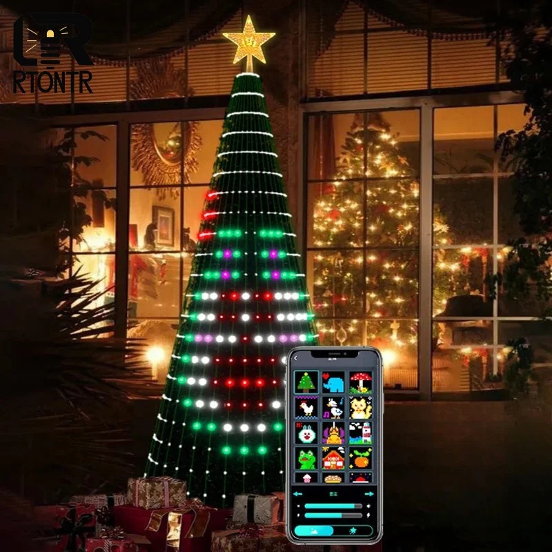 Christmas Star Tree Lights RGB - Lighting Decor For Home recension och pris