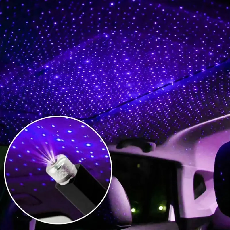 Mini Car LED Star Night Light  - Star Projector Night recension och pris