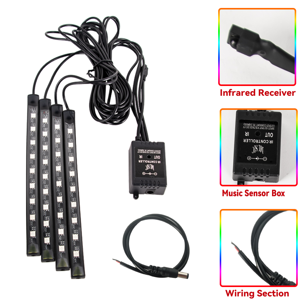 12V Car Motors Decor Lamp 4IN1 - Lighting Bolt Decor recension och pris