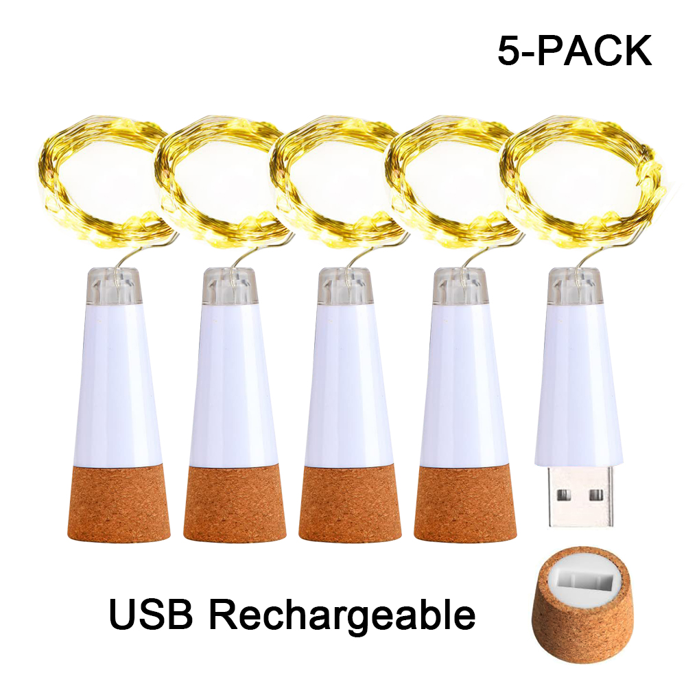 2m 20 LED Cork Bottle Fairy Li - Decor Lighting Cork recension och pris