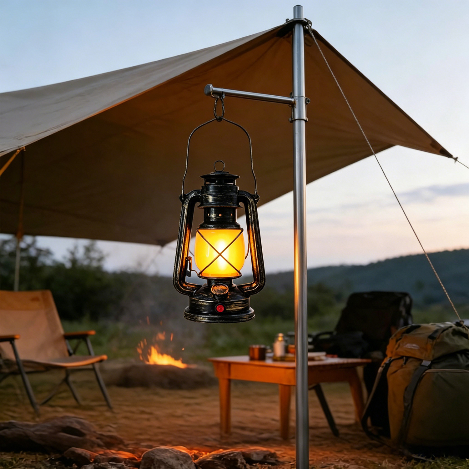 Retro Portable LED Horse Lante - Decor Lighting Cy recension och pris