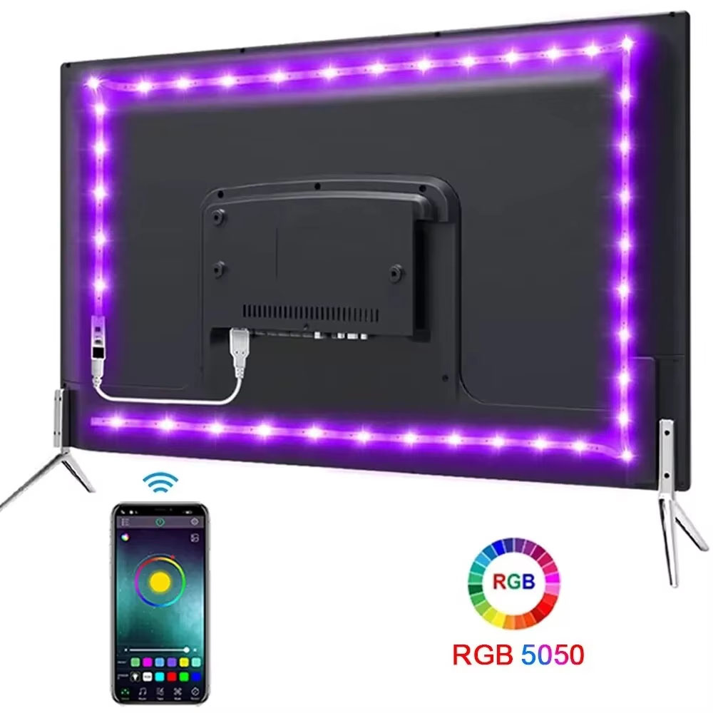 USB Led Strip Lights DC 5V RGB - Lighting Bolt Decor recension och pris