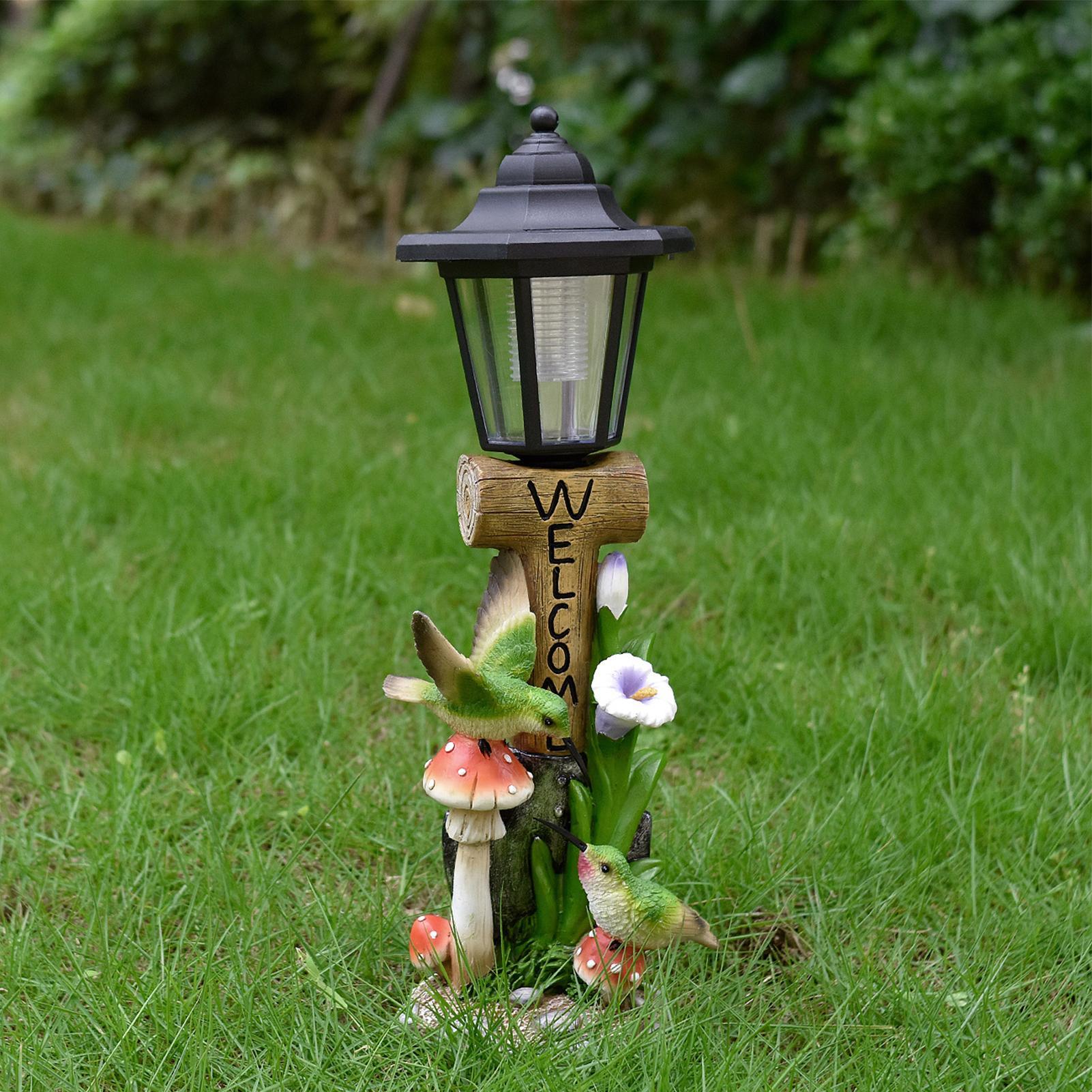 Solar Garden Lights Statue Aut - Yard Lighting Decor recension och pris