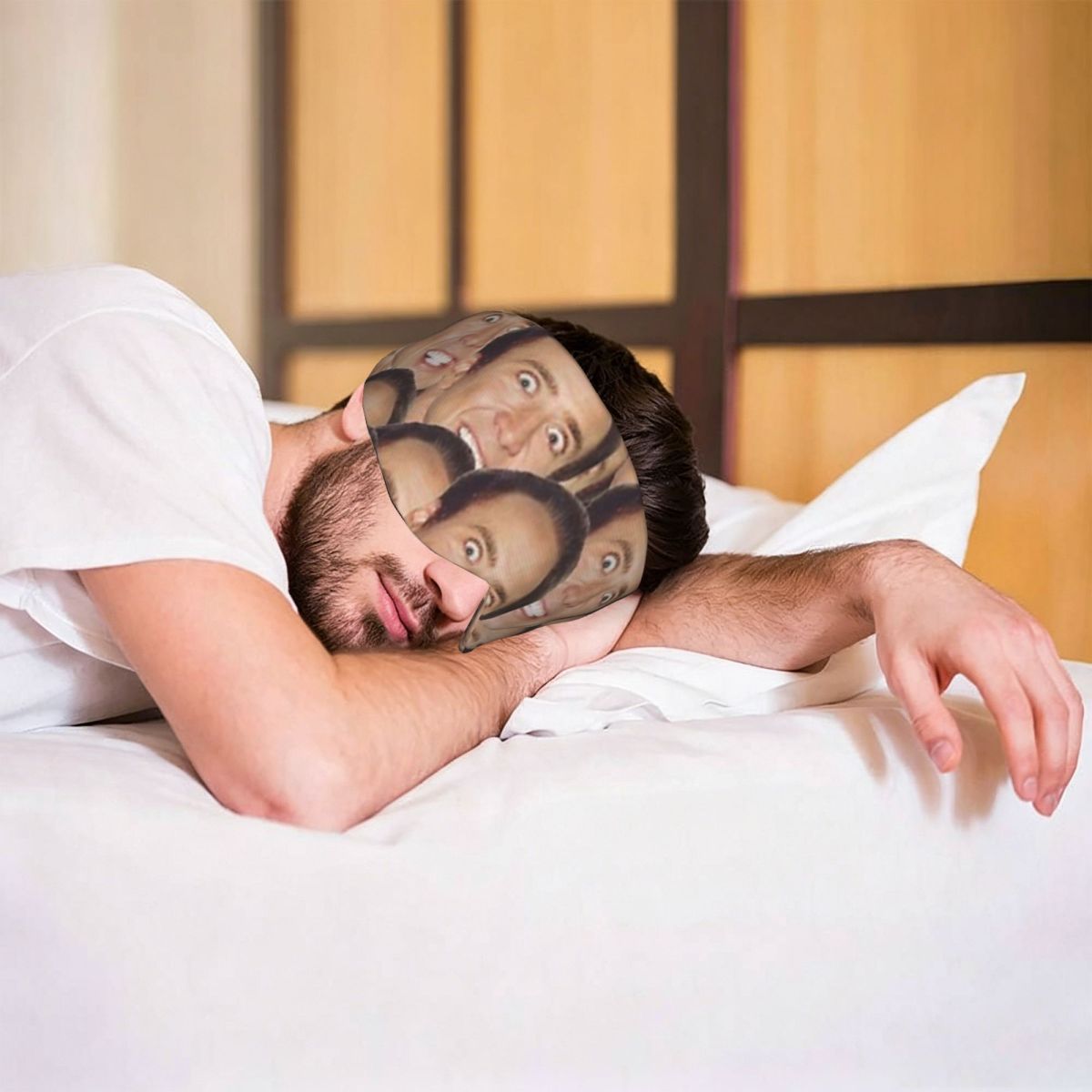 Nicolas Cage Meme sleep mask L - Home Lighting & Decor St Catharines On recension och pris