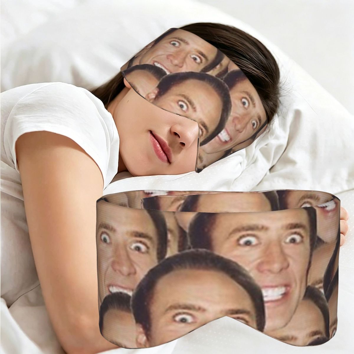 Nicolas Cage Meme sleep mask L - Home Lighting & Decor St Catharines On recension och pris