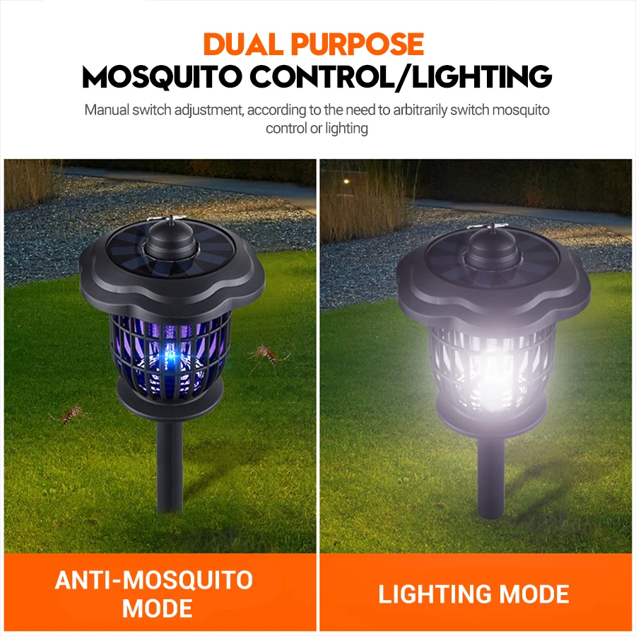 2-in-1 1200mAh LED Solar Light - Lighting Bug Decor recension och pris