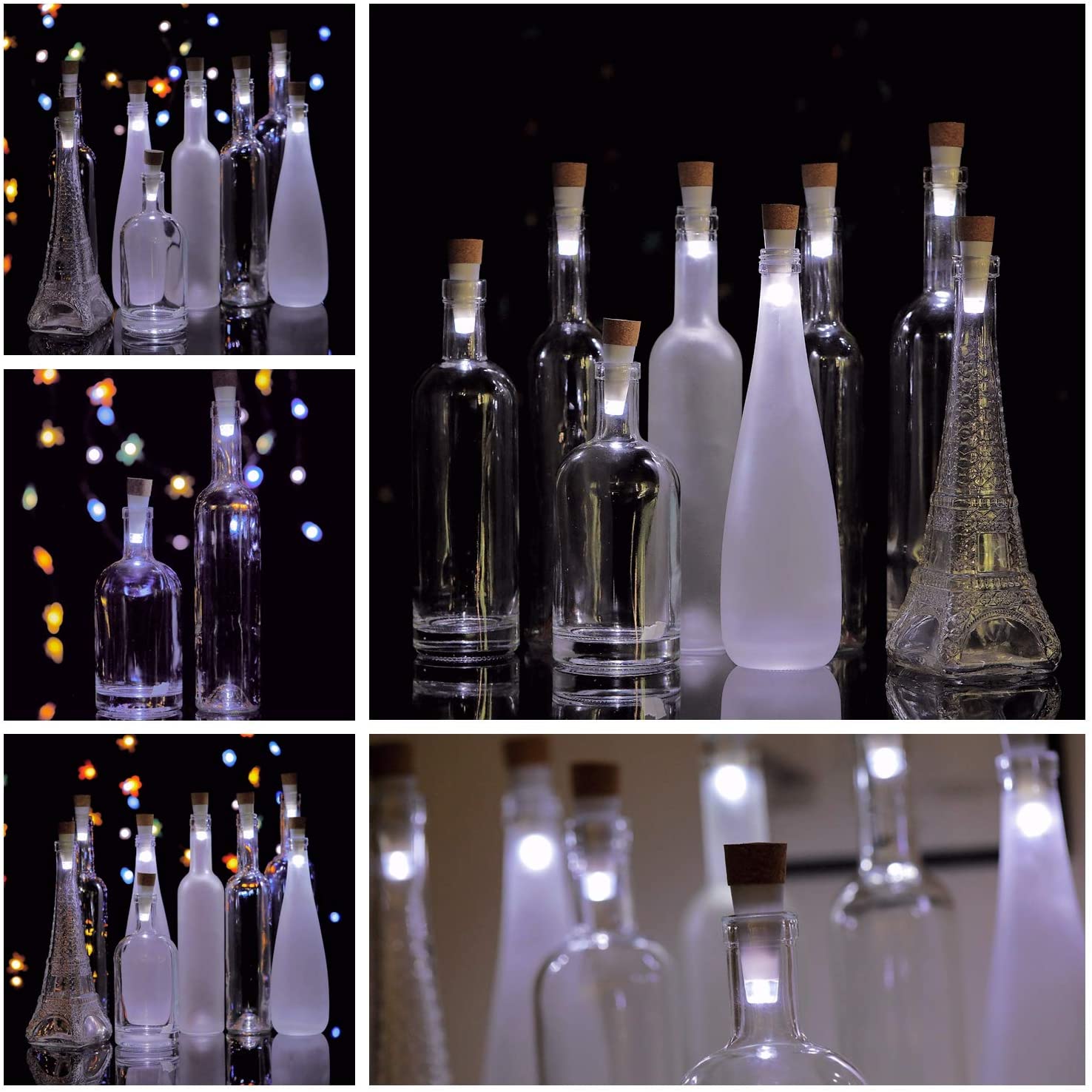 USB Rechargeable Bottle Lights - Decor Lighting Cork recension och pris