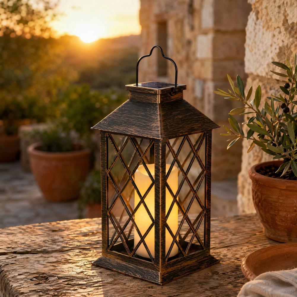 Retro Solar Lantern, Outdoor S - Garden Lighting Decor recension och pris