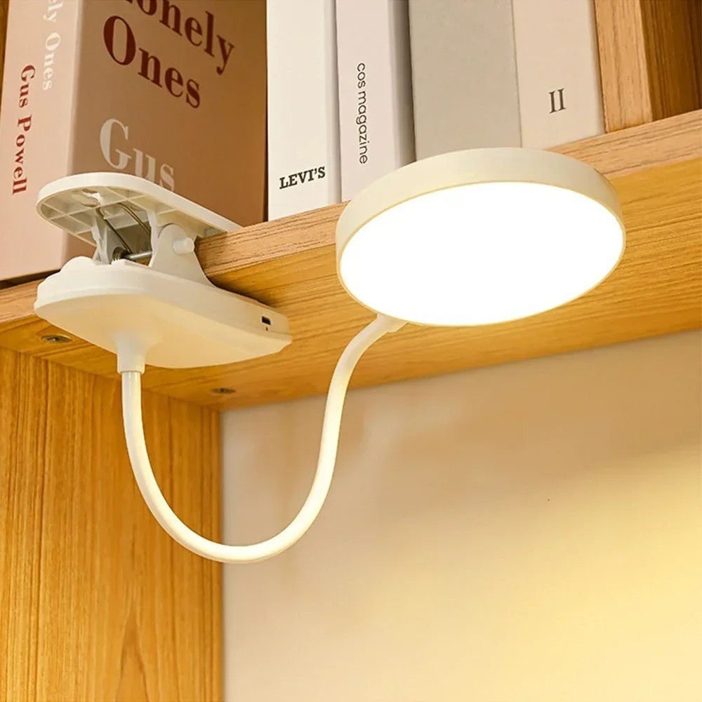 Portable USB Rechargeable Clip - Office Lighting Decor recension och pris