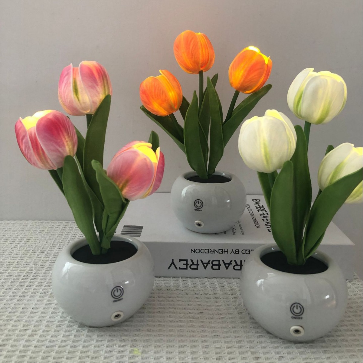 Tulip LED Lamp Night Simulatio - Ambient Lighting Decor For Room recension och pris